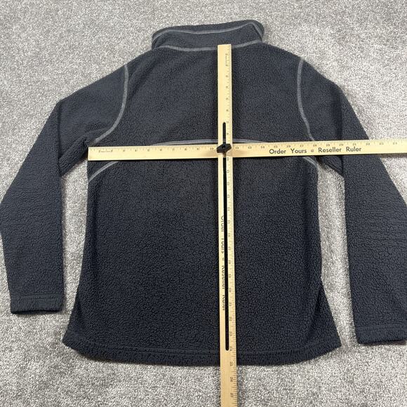 Kuhl Fleece Jacket Womens Small Snap Pullover Pavement Avalon Outdoors Gray Blue - Picture 9 of 13